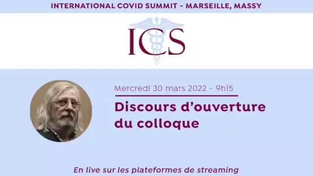 01 - Discours Ouverture Pr- Didier Raoult - ICS 2022 - IHU Marseille 30 mars 2022